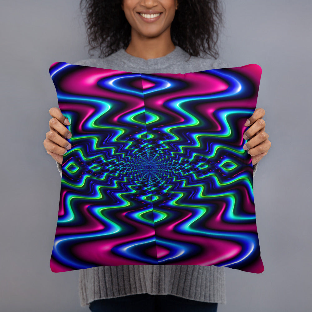 Psychedelic Fractal Pillow #2