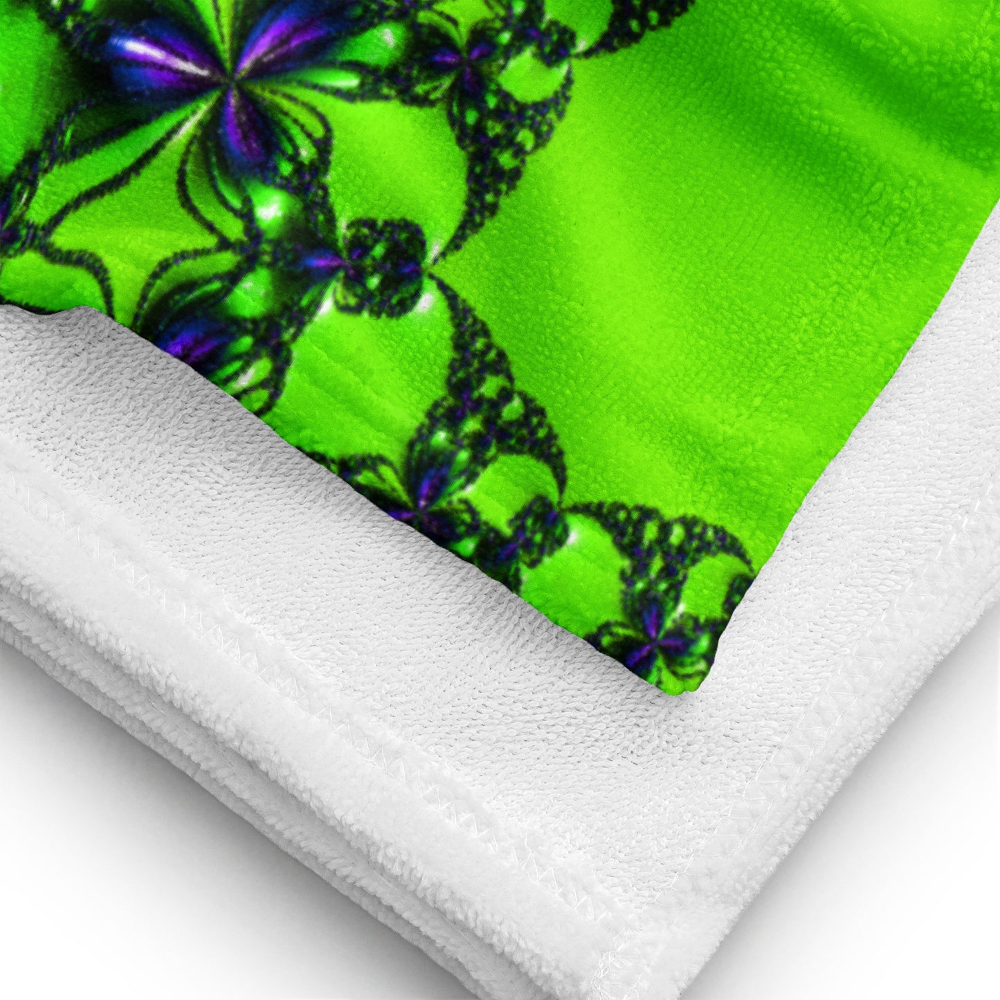 Psychedelic Fractal Towel #7 Beach Towel